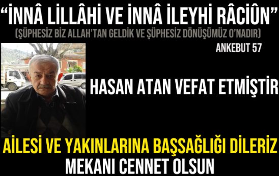 Hasan ATAN Vefat Etmiştir