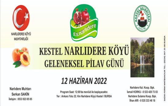 Narlıdere Köyü Geleneksel Dede Pilavı 2022