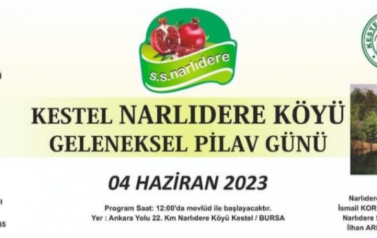 Narlıdere Köyü Geleneksel Dede Pilavı 2023